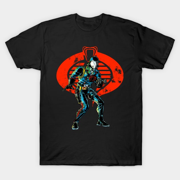 COBRA COMMANDER '82 (with LOGO) T-Shirt by SpiffyCo